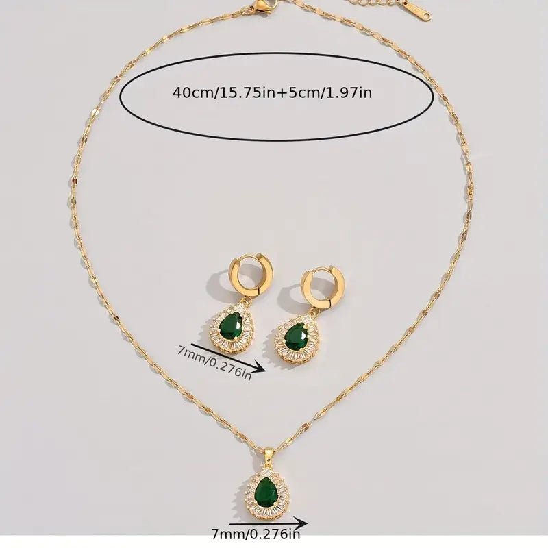 Ensemble de Bijoux Rheya Lysandelle en Or