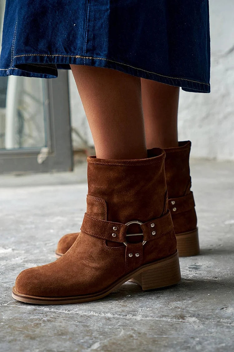 Juliette™ | Bottines à Boucles Vintage