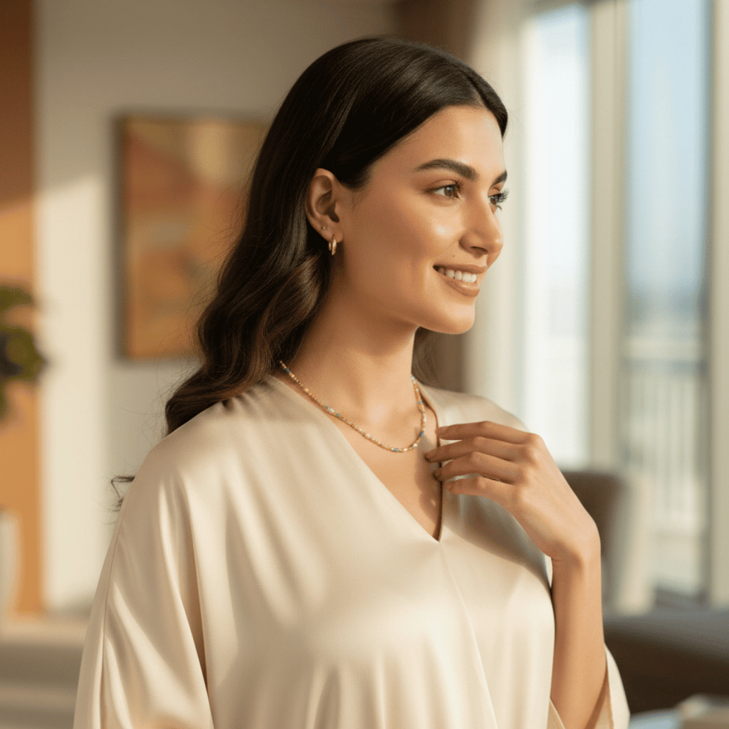 Lunavelle™ - Farbenfrohes Maxikleid