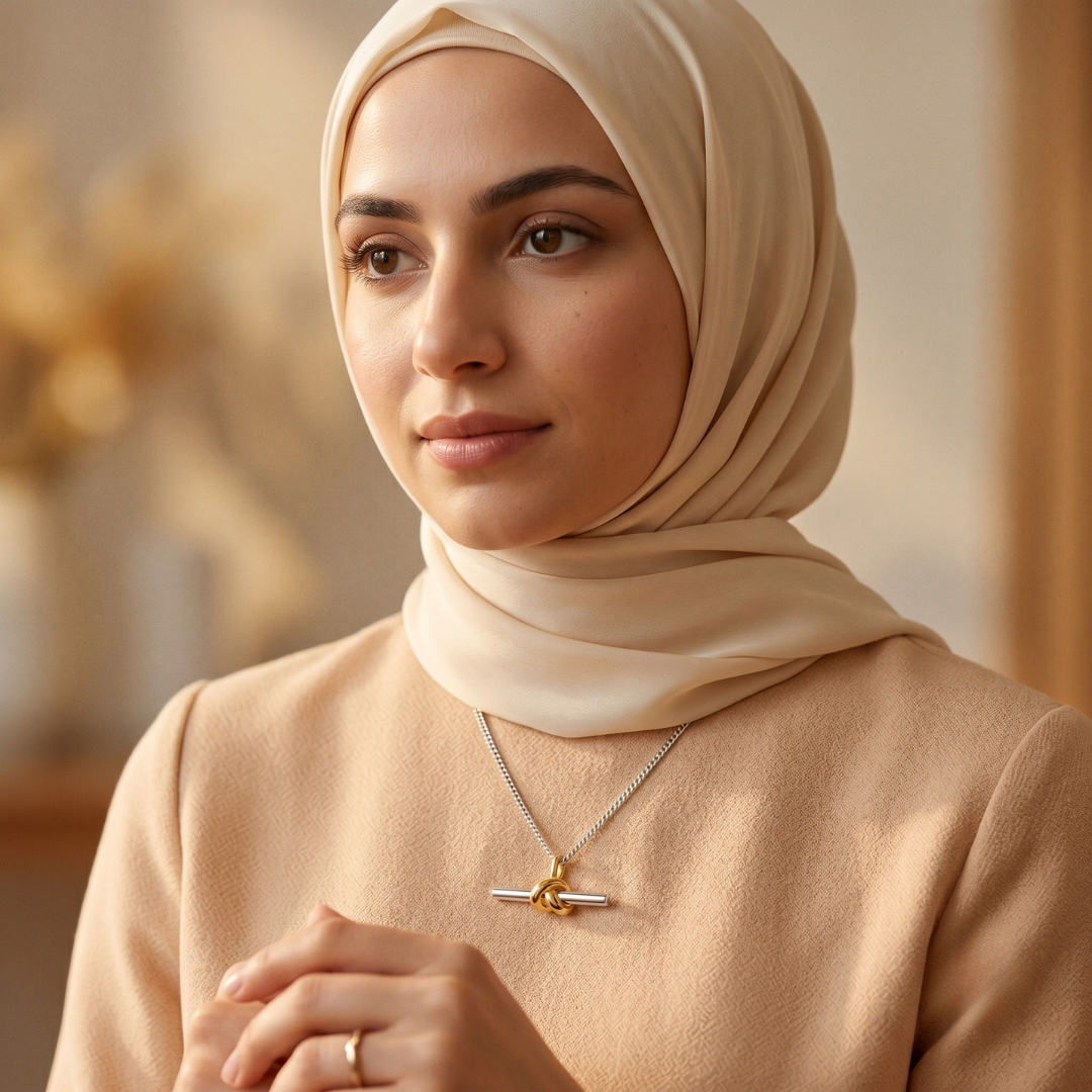 Celestina™ - Elegante Halskette mit Knoten-Design