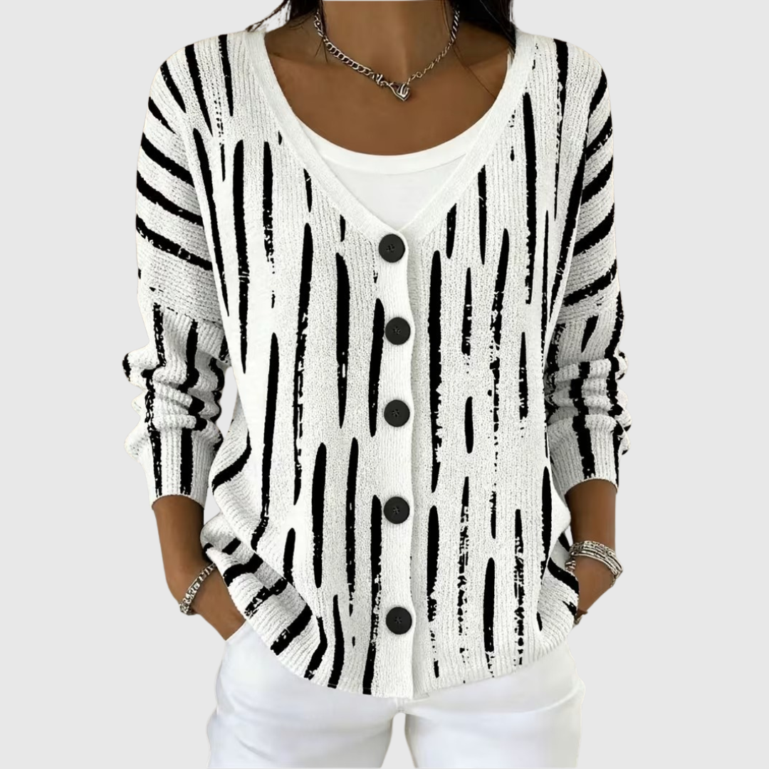 Leonora | Cardigan avec détails de boutons