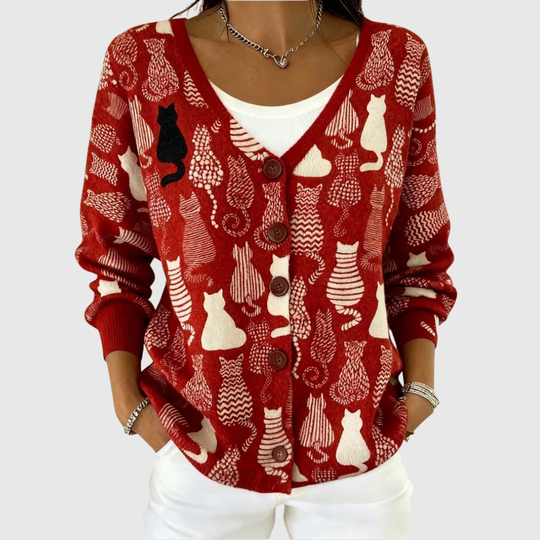 Vittoria | Cardigan à détails boutons