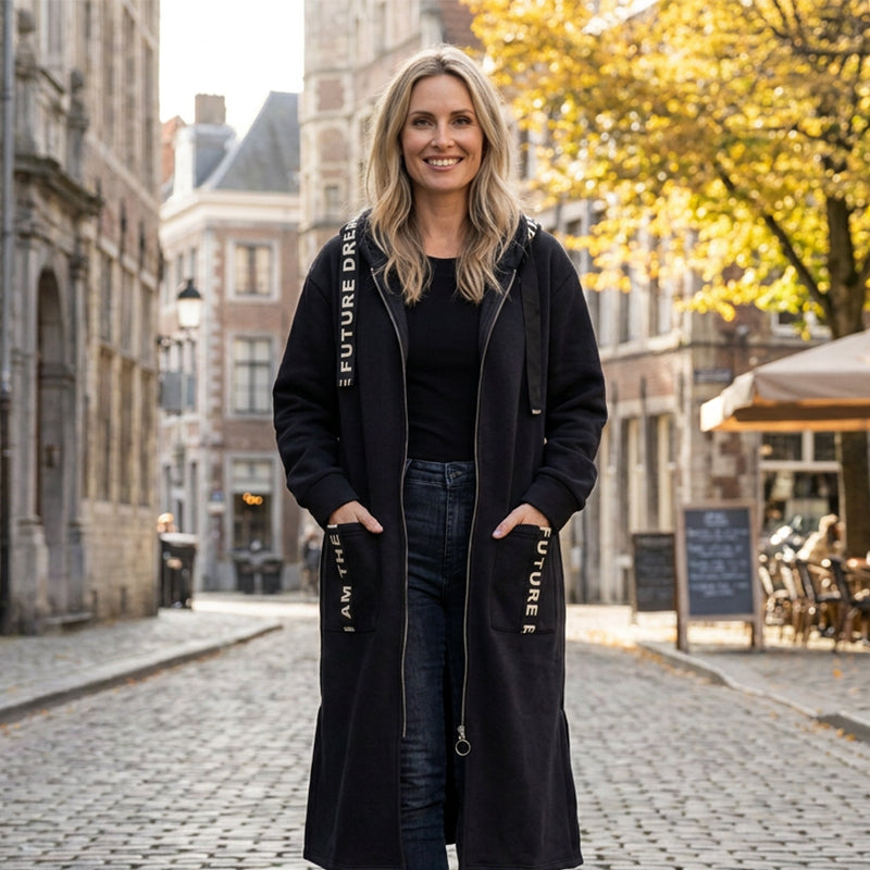Elviane™ | Manteau oversize chaud avec capuche