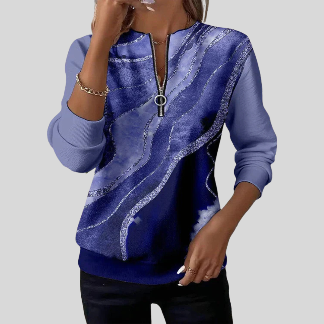 Nirvelle | Sweat-shirt à imprimé rétro