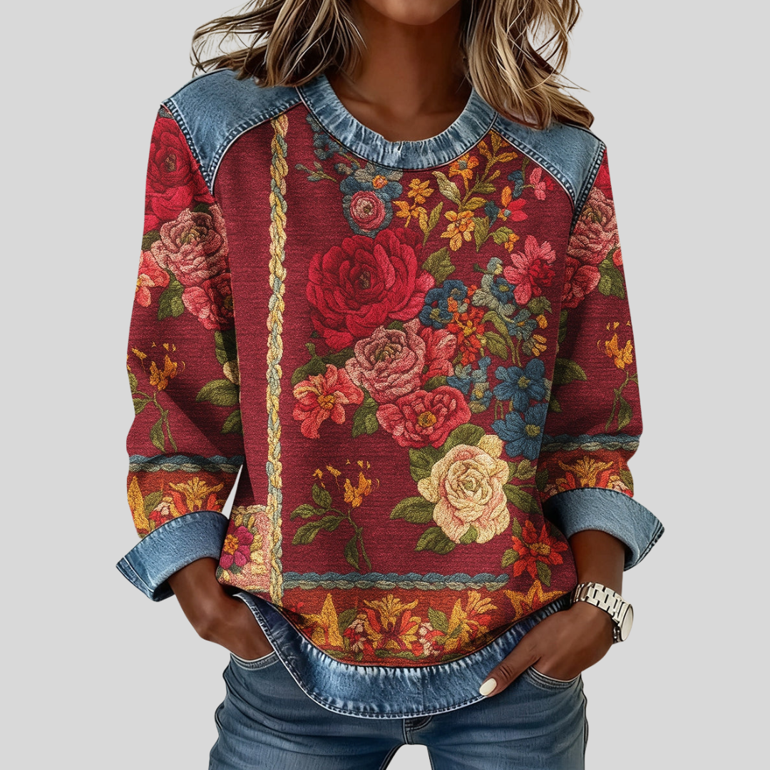 Junelle | Sweat-shirt à motif floral