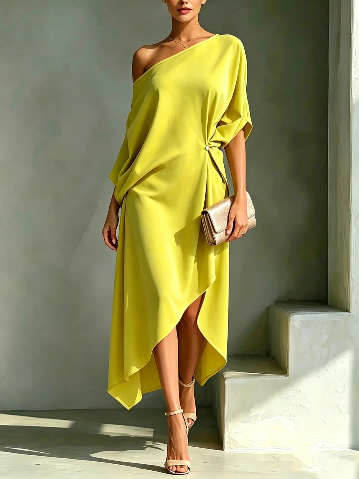 CAMILA™ │ Élégante Robe Asymétrique