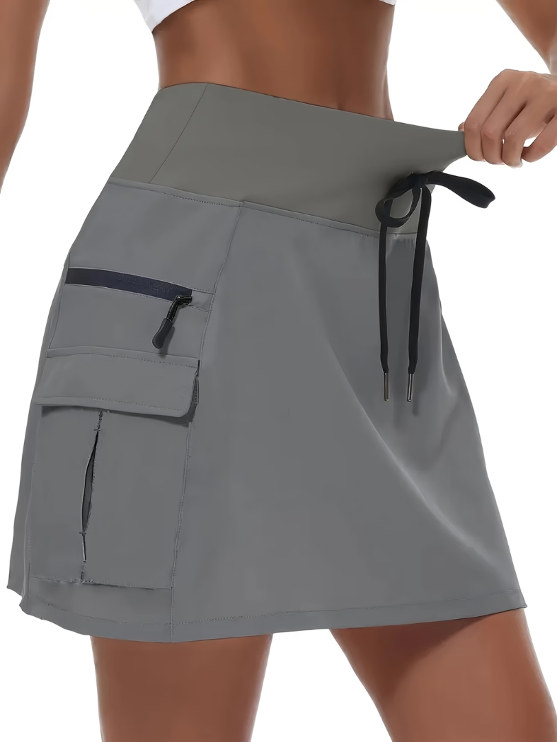 Mia | Jupe sport taille haute avec short intégré