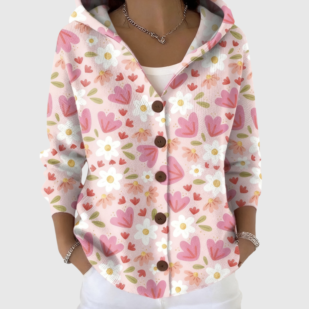 Elsa | Cardigan à capuche