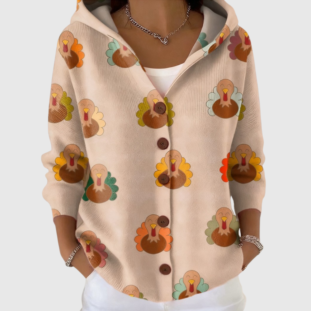 Pierina | Cardigan à capuche