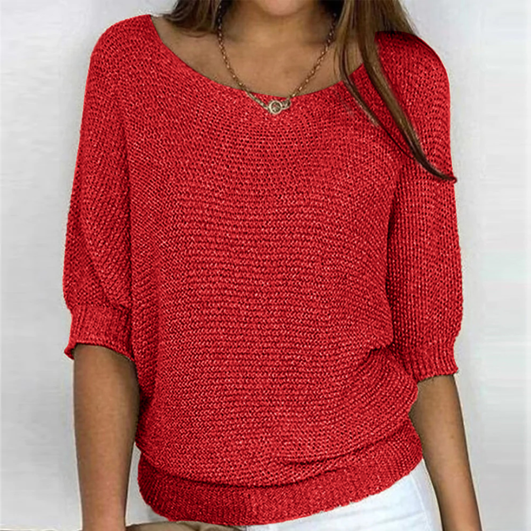 Gabrielle | Pull chic en maille torsadée