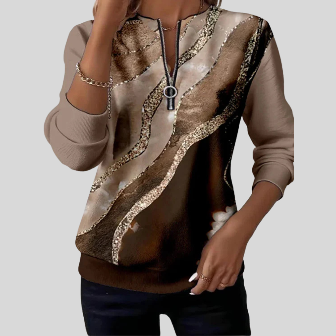 Nirvelle | Sweat-shirt à imprimé rétro