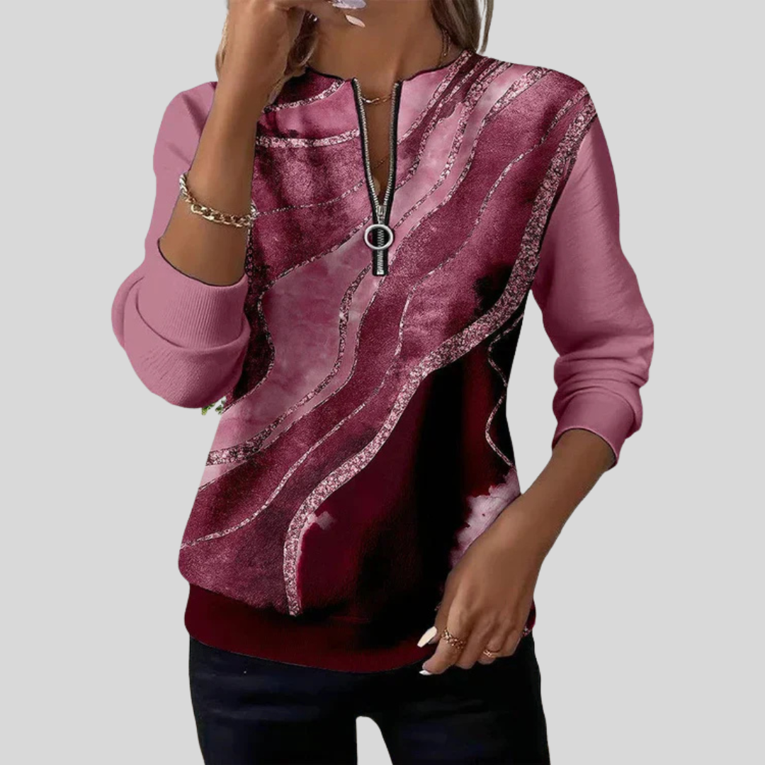 Nirvelle | Sweat-shirt à imprimé rétro
