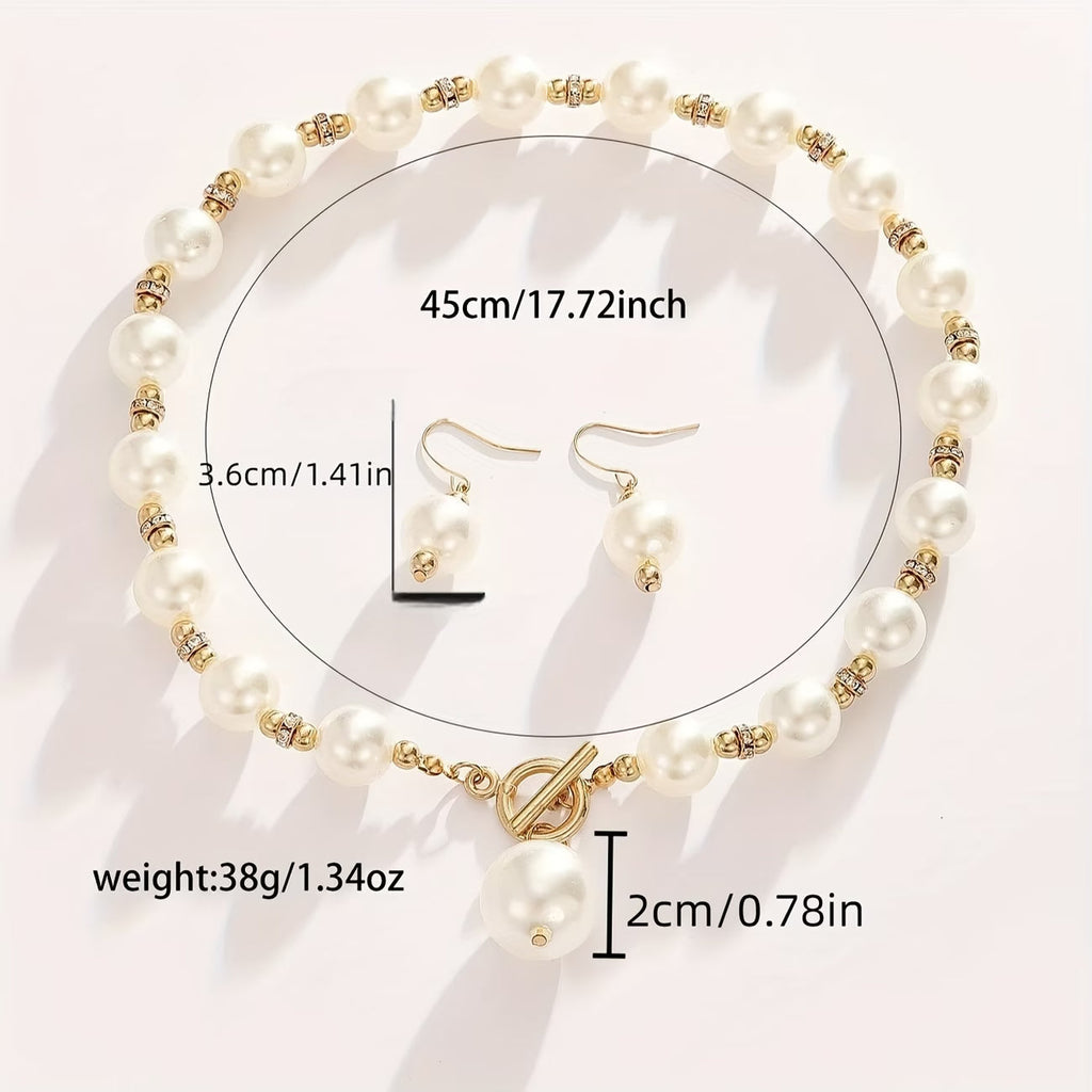 Ensemble de colliers de perles massives