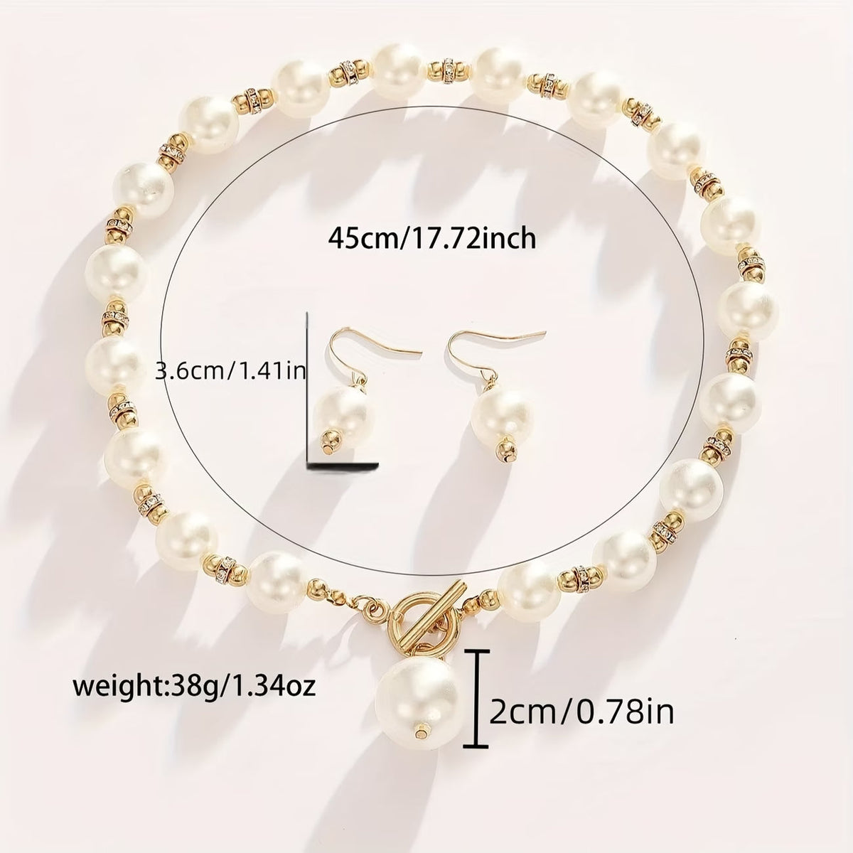 Ensemble de colliers de perles massives