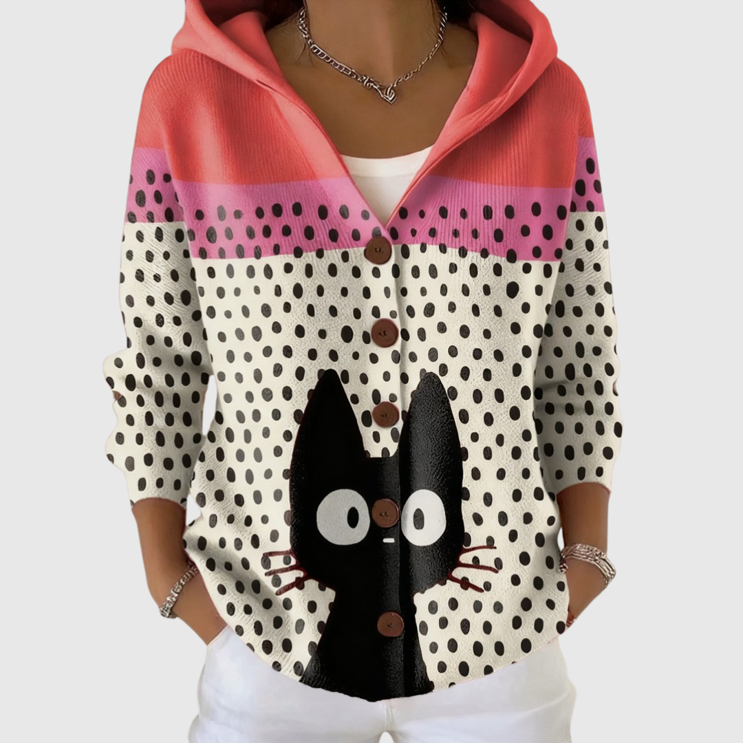 Loreta | Cardigan à capuche