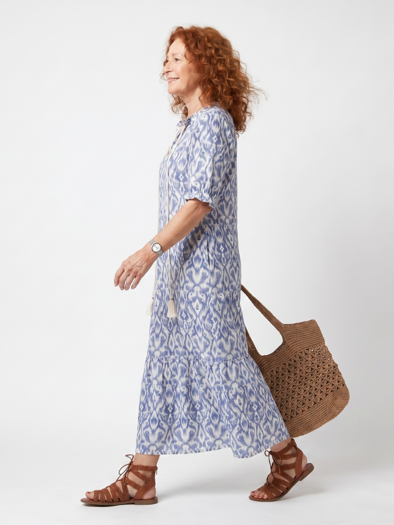 Ottiline | Bedrucktes Midikleid