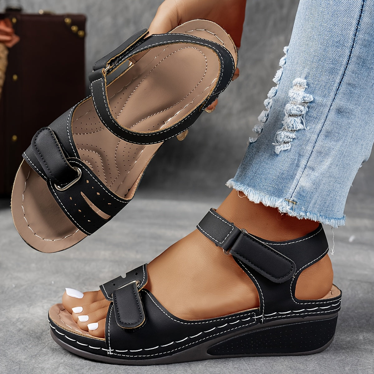Orthopädische Komfortsandalen Anaïs – Bequem und Unterstützend