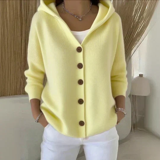 Rocío | Pull en tricot à capuche
