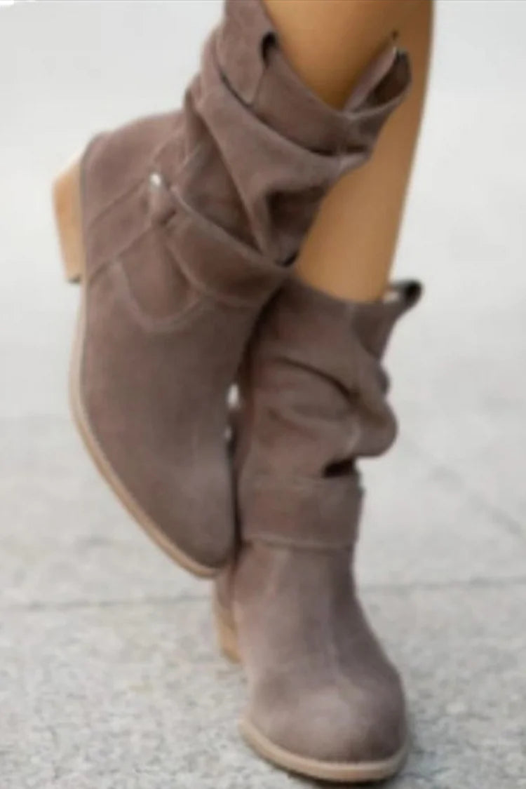 Clémence™ | Bottines Souples en Daim