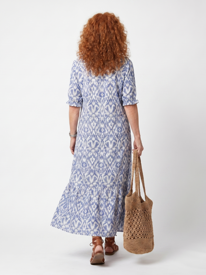 Nicole Fluid Printed Midi Dress