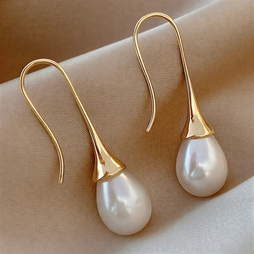 Boucles d'oreilles classiques en belles perles