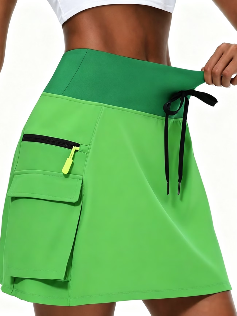Mia | Jupe sport taille haute avec short intégré