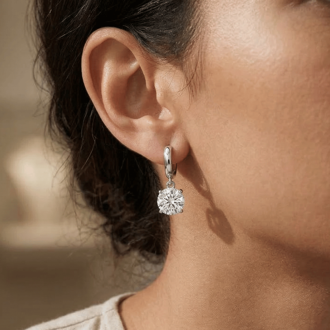 Lunaria™ - Elegante Ohrringe mit Moissaniten