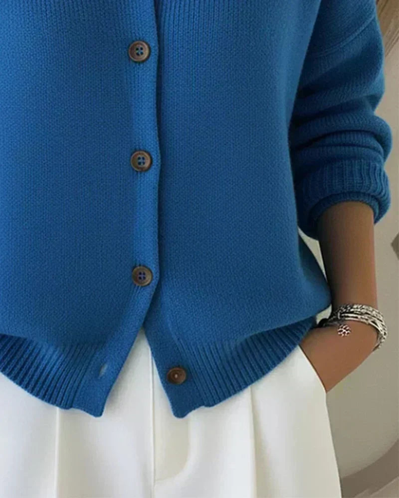 Vega | Pull en maille à col chemise