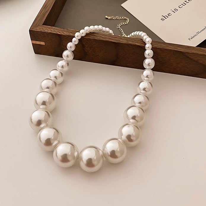 Ensemble de bijoux vintage classique en perles