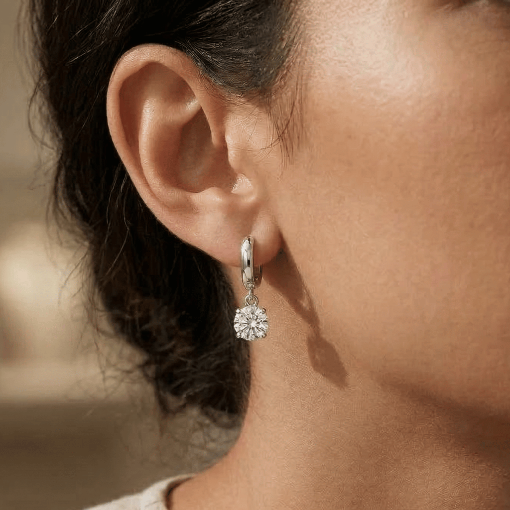 Lunaria™ - Elegante Ohrringe mit Moissaniten