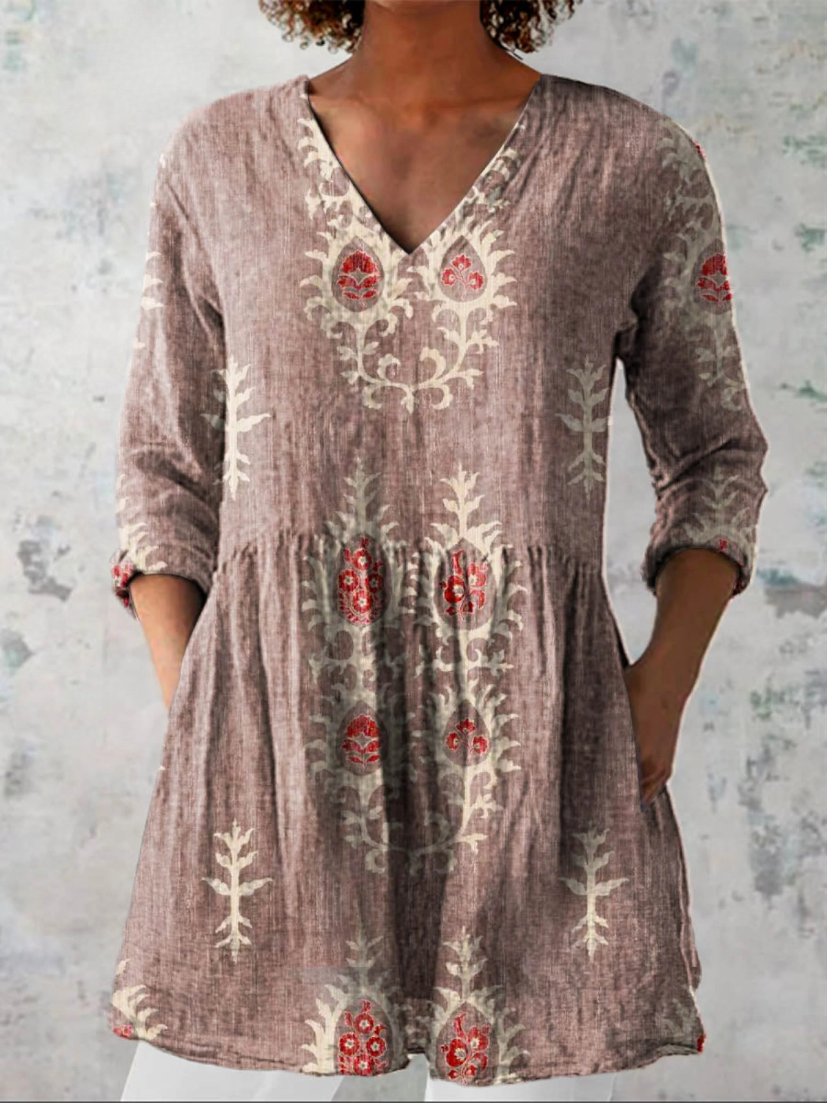 Blair | Lange Bluse mit auffälligem Design