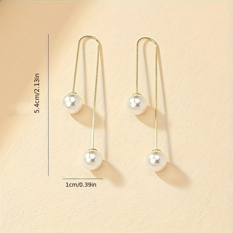 Boucles d'oreilles statement perles éclatantes