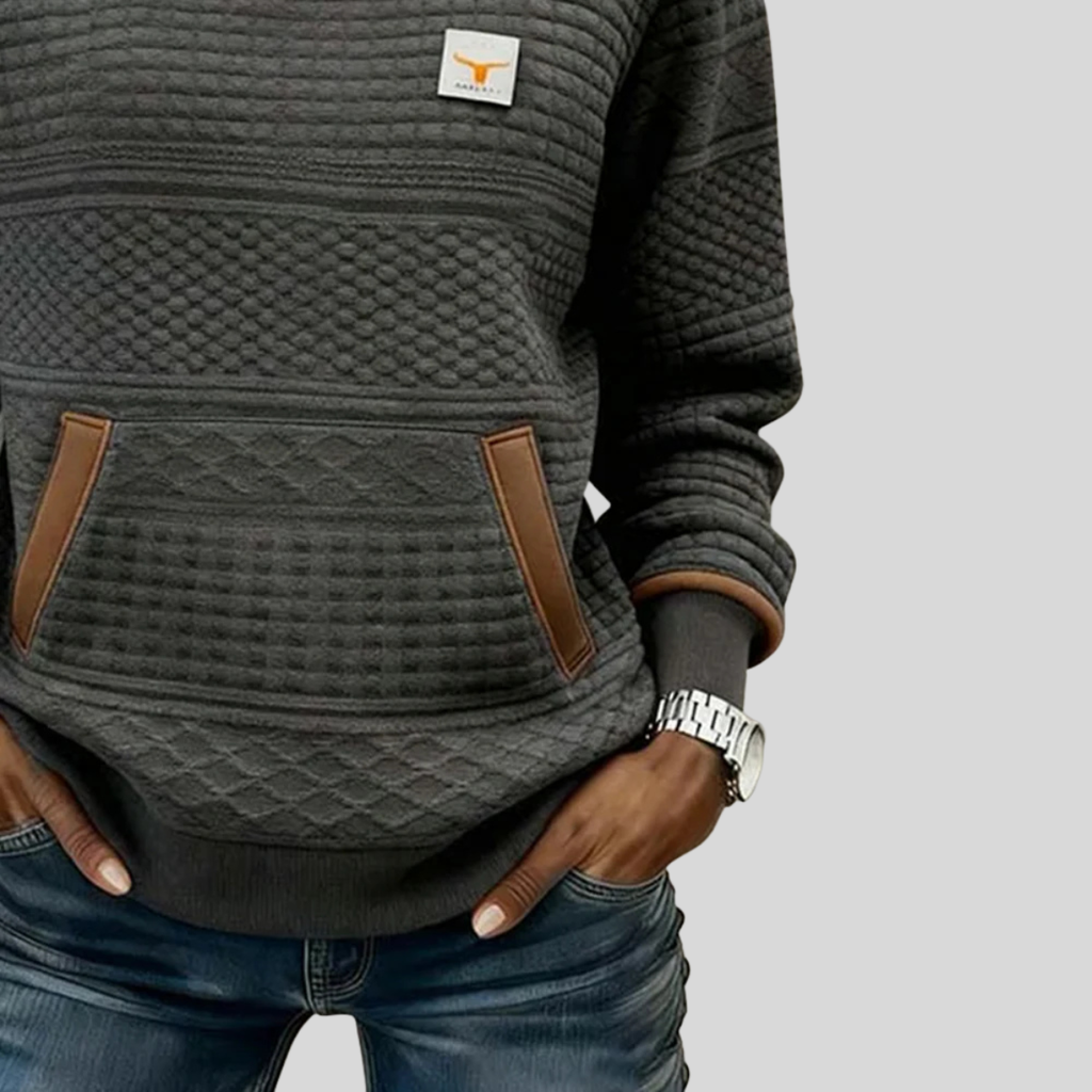 Noelle | Sweat-shirt à col rond colorblock