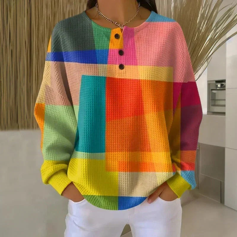 Consuelo | Pull gaufré à double épaisseur
