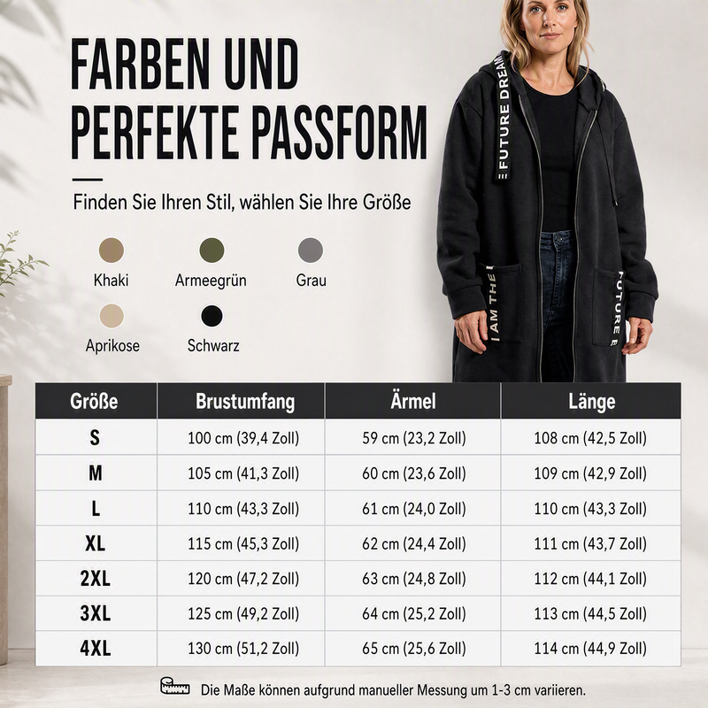 Elviane™ | Manteau oversize chaud avec capuche
