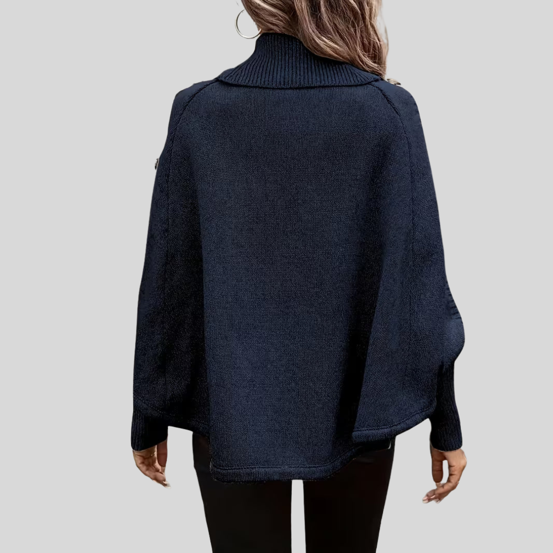 Norelle | Pull en maille torsadée à col montant