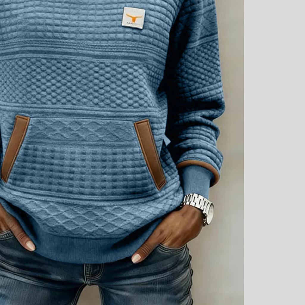Noelle | Sweat-shirt à col rond colorblock