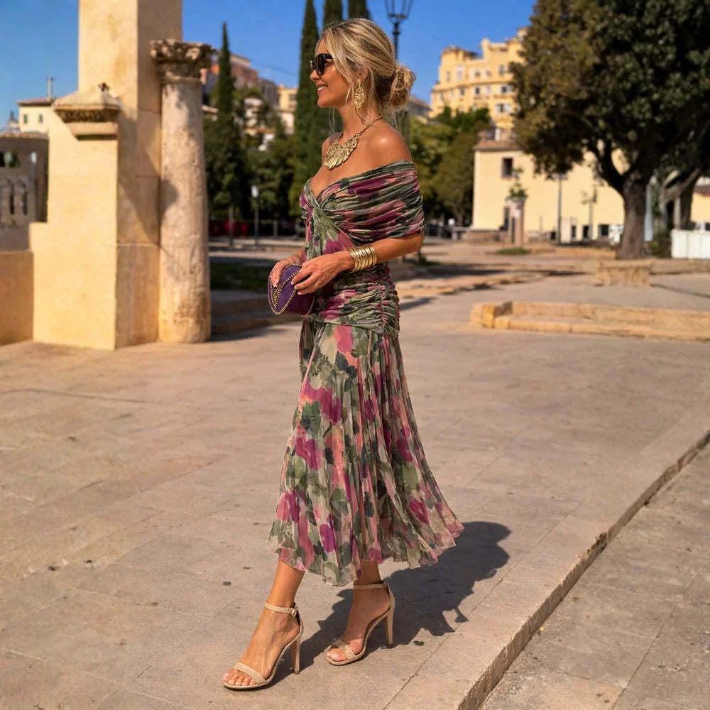 ELIZA™ – Élégante Robe Verte