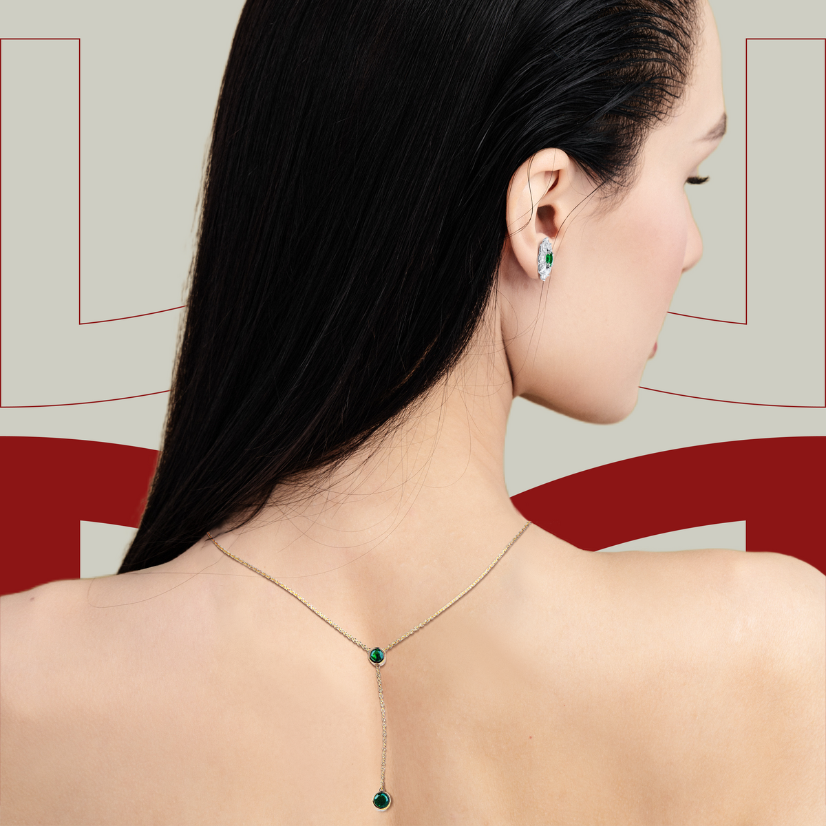 Collier Émeraude de la Collection Vivian's Vine