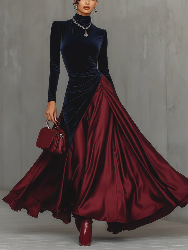 Lucrèce | Robe Maxi Bicolore