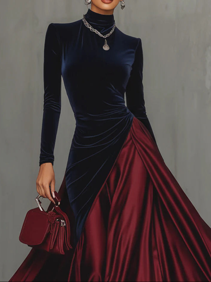 Lucrèce | Robe Maxi Bicolore