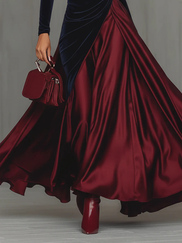 Lucrèce | Robe Maxi Bicolore