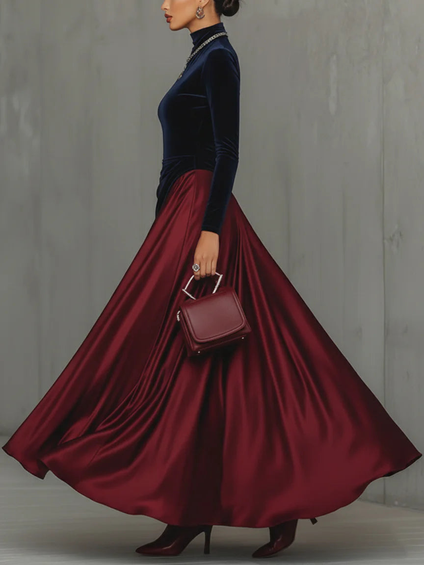 Lucrèce | Robe Maxi Bicolore