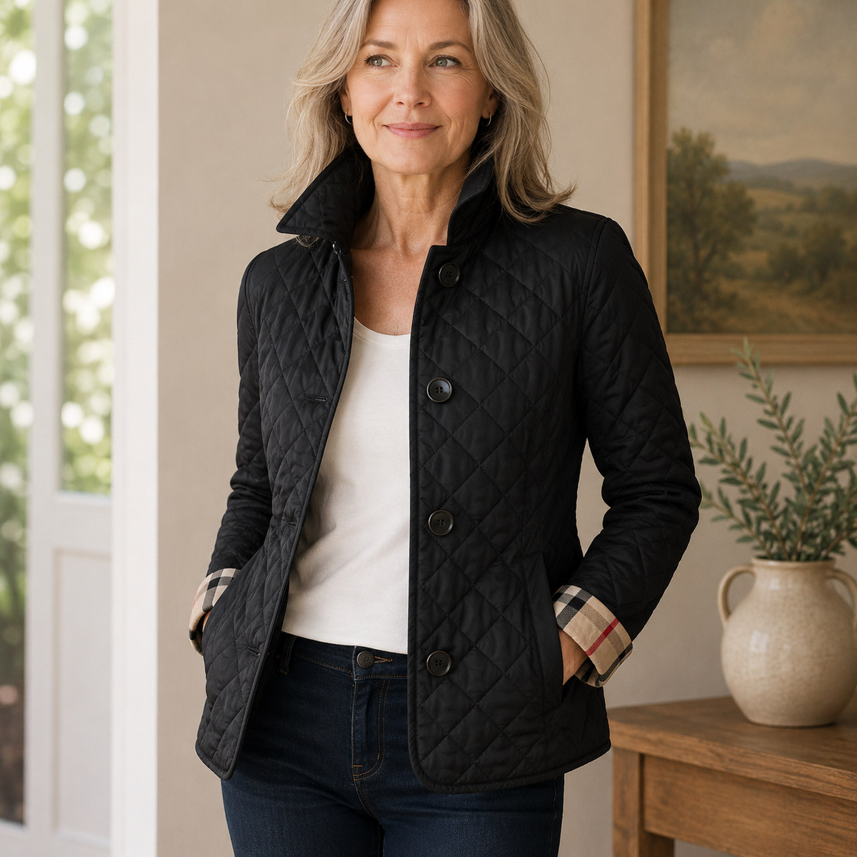 ÉLÉNA | Veste matelassée élégante