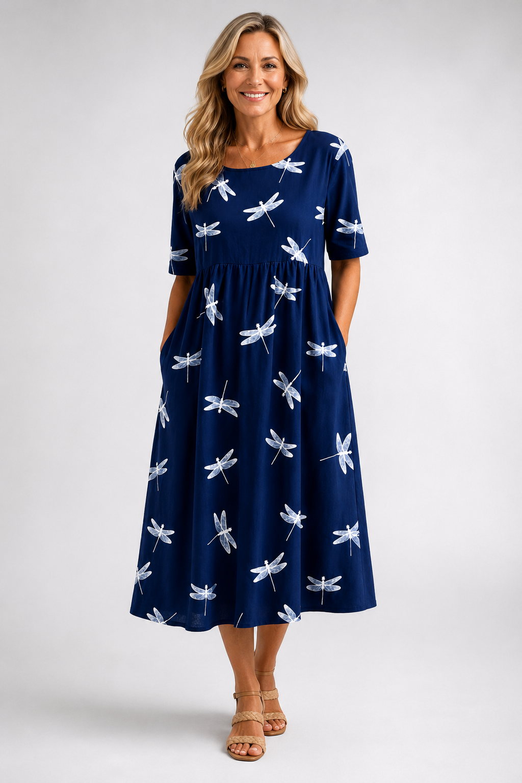 Evelina Midi Dress - Libellule