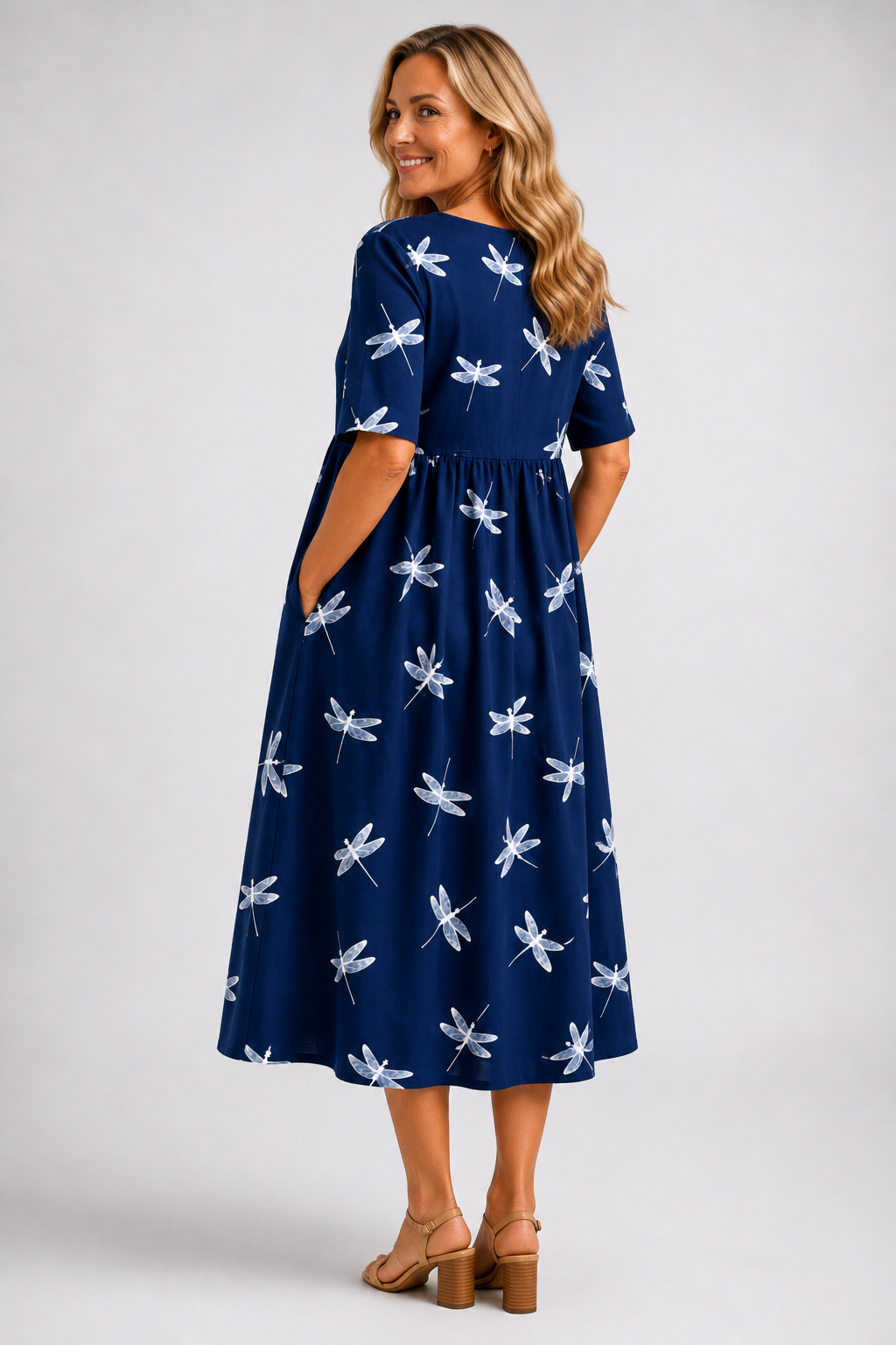 Evelina Midi Dress - Libellule