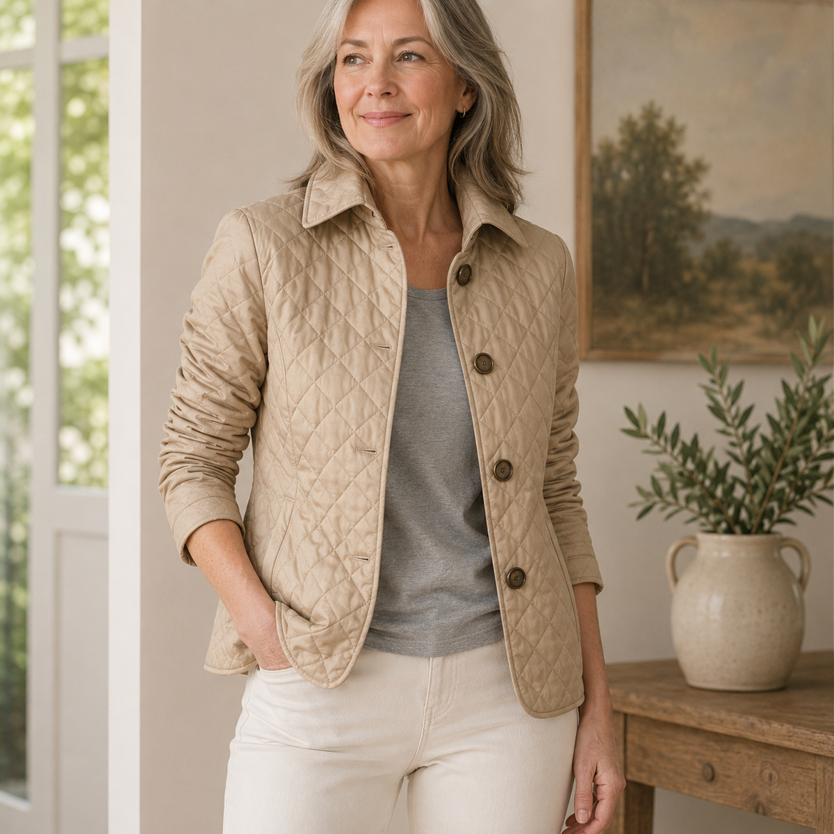 ÉLÉNA | Veste matelassée élégante
