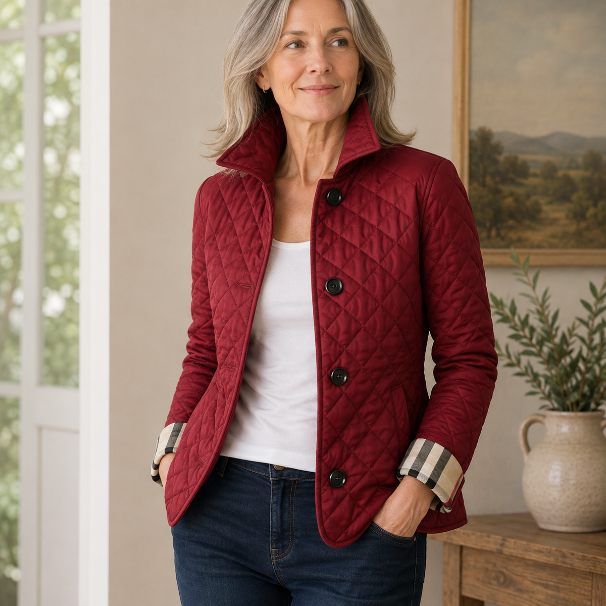 ÉLÉNA | Veste matelassée élégante