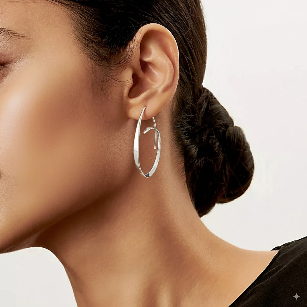 Boucles d'oreilles spirales