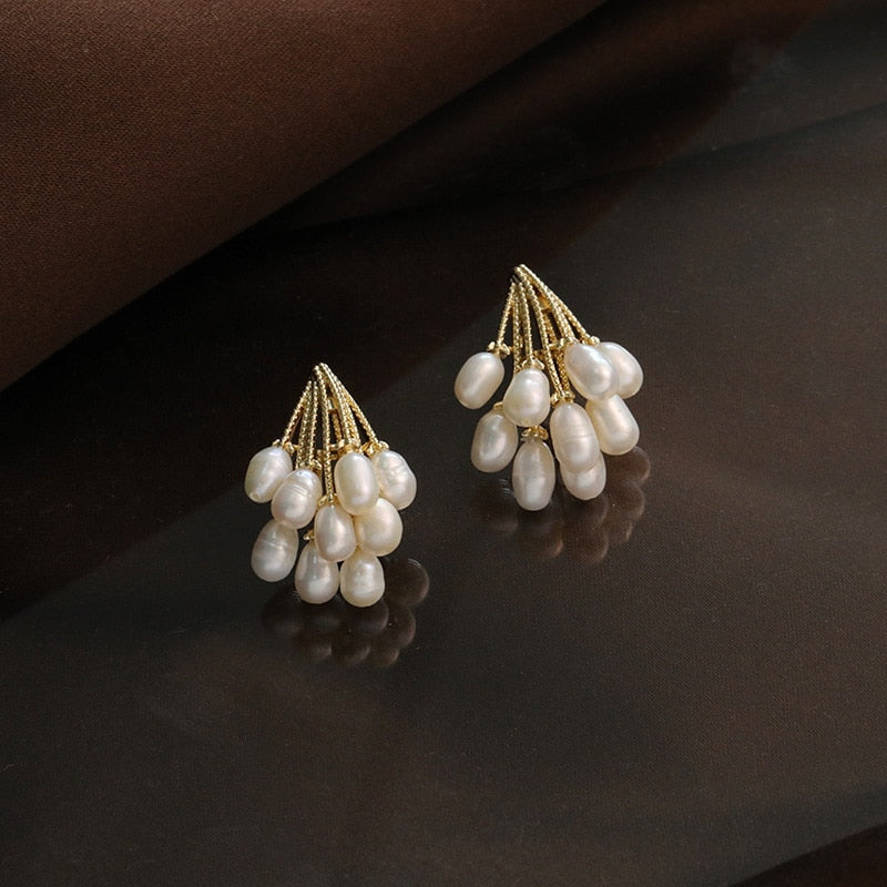 Boucles d'oreilles pluie de perles